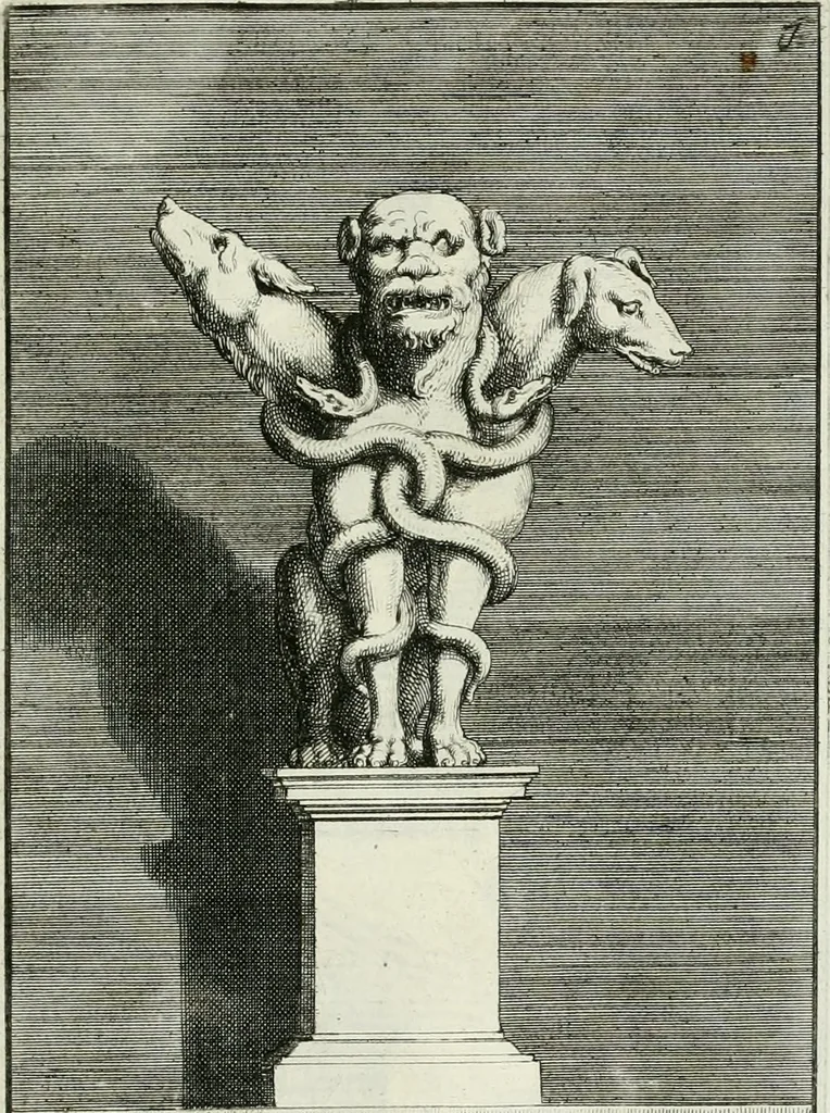 An illustration from Le antiche lucerne sepolcrali figurate : raccolte dalle caue sotterranee e grotte di Roma, nelle quali si contengono molte erudite memorie, 1691, leaf 120