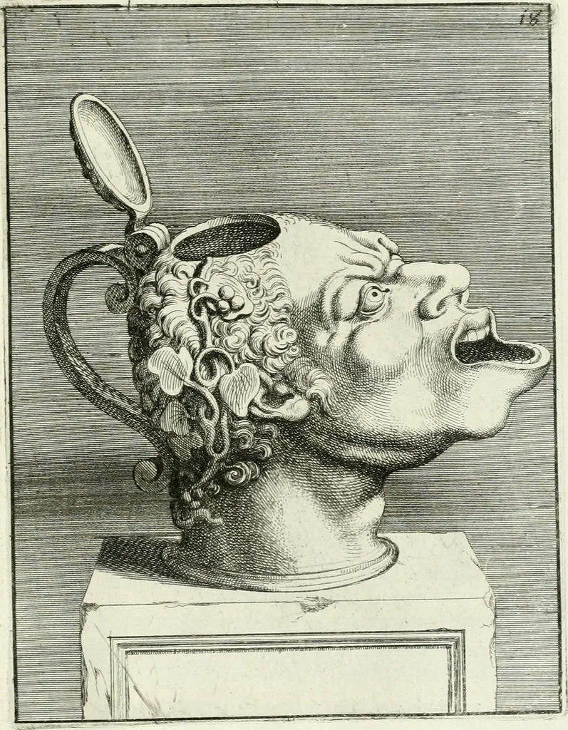 An illustration from Le antiche lucerne sepolcrali figurate : raccolte dalle caue sotterranee e grotte di Roma, nelle quali si contengono molte erudite memorie, 1691, leaf 252