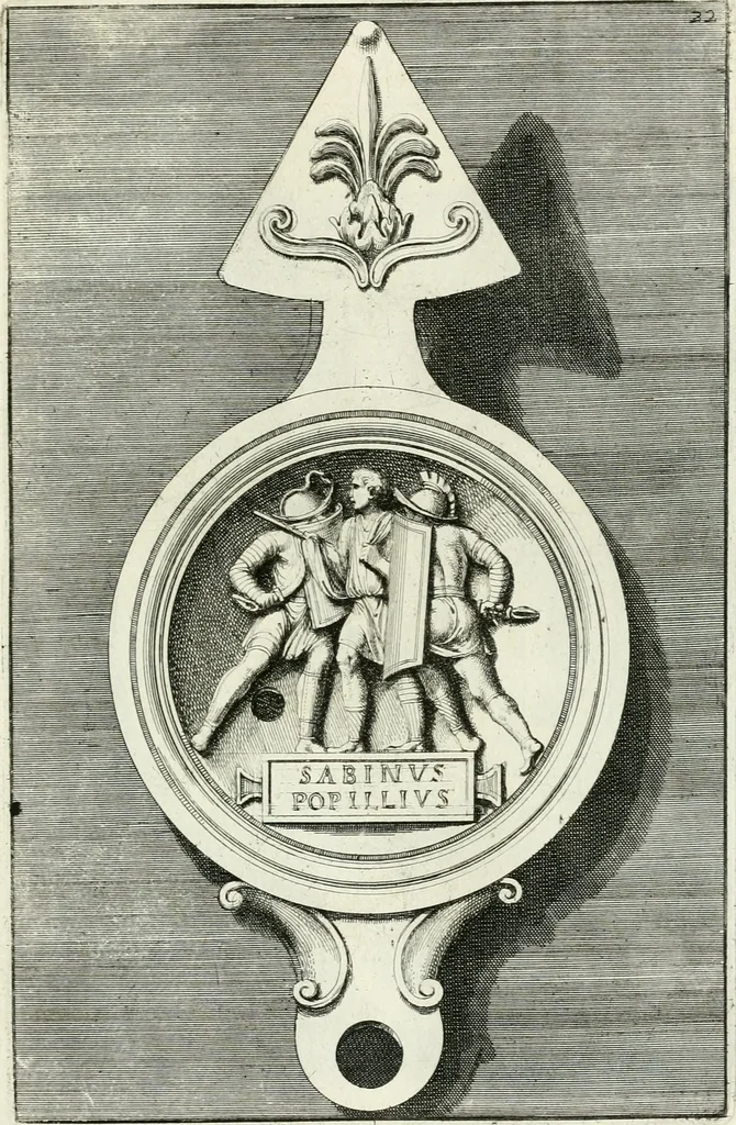 An illustration from Le antiche lucerne sepolcrali figurate : raccolte dalle caue sotterranee e grotte di Roma, nelle quali si contengono molte erudite memorie, 1691, leaf 58
