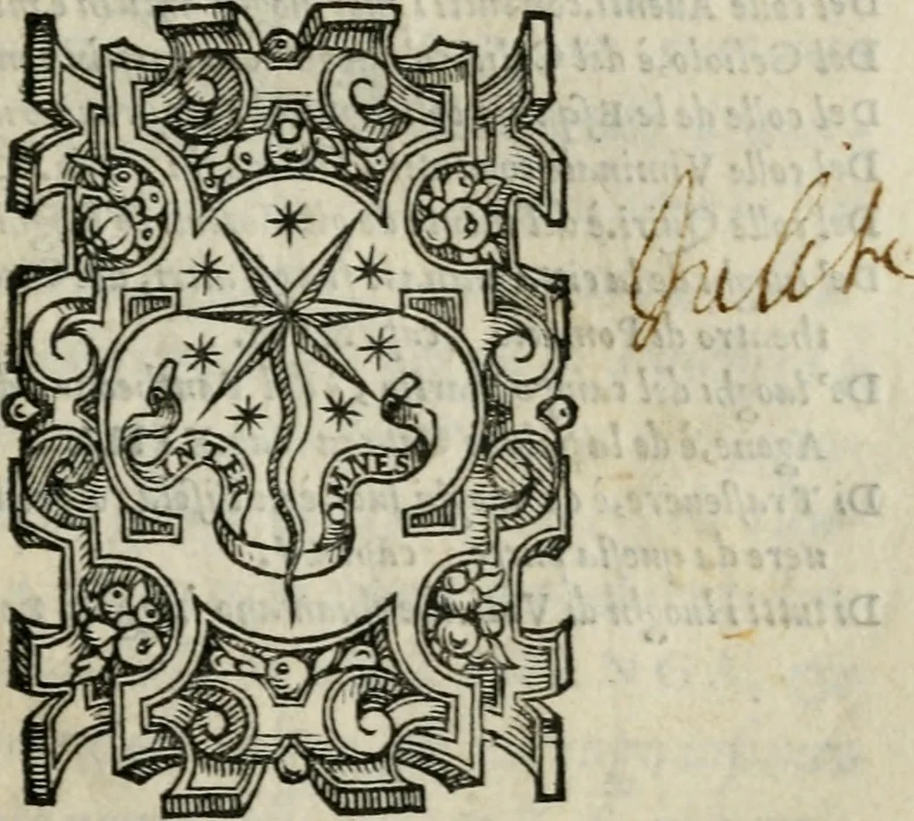 An illustration from Le antichita de la citta di Roma, 1556, leaf 4
