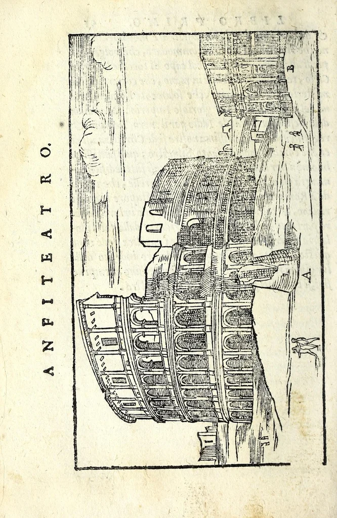 An illustration from Le antichità della citta di Roma : raccolte sotto brevita da diuersi antichi & moderni scrittori, 1588, leaf 104