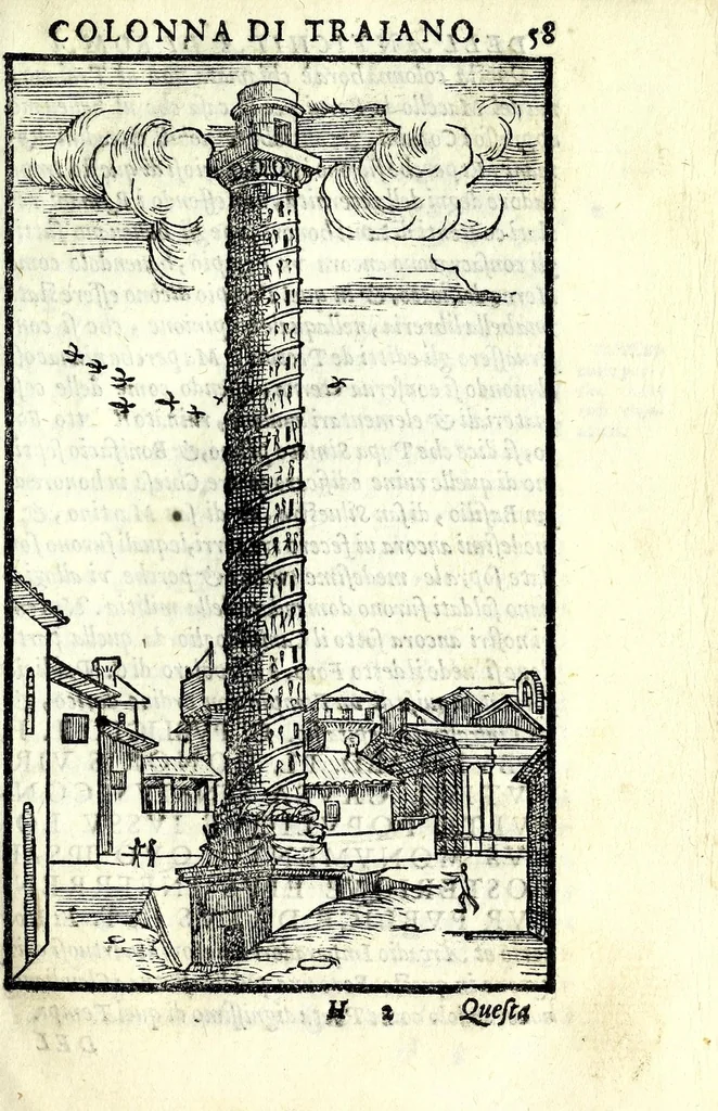 An illustration from Le antichità della citta di Roma : raccolte sotto brevita da diuersi antichi & moderni scrittori, 1588, leaf 119