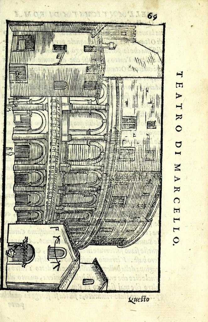 An illustration from Le antichità della citta di Roma : raccolte sotto brevita da diuersi antichi & moderni scrittori, 1588, leaf 141