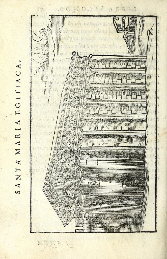 An illustration from Le antichità della citta di Roma : raccolte sotto brevita da diuersi antichi & moderni scrittori, 1588, leaf 146