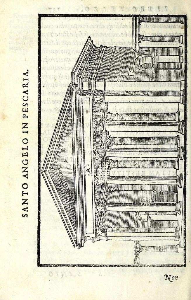 An illustration from Le antichità della citta di Roma : raccolte sotto brevita da diuersi antichi & moderni scrittori, 1588, leaf 276