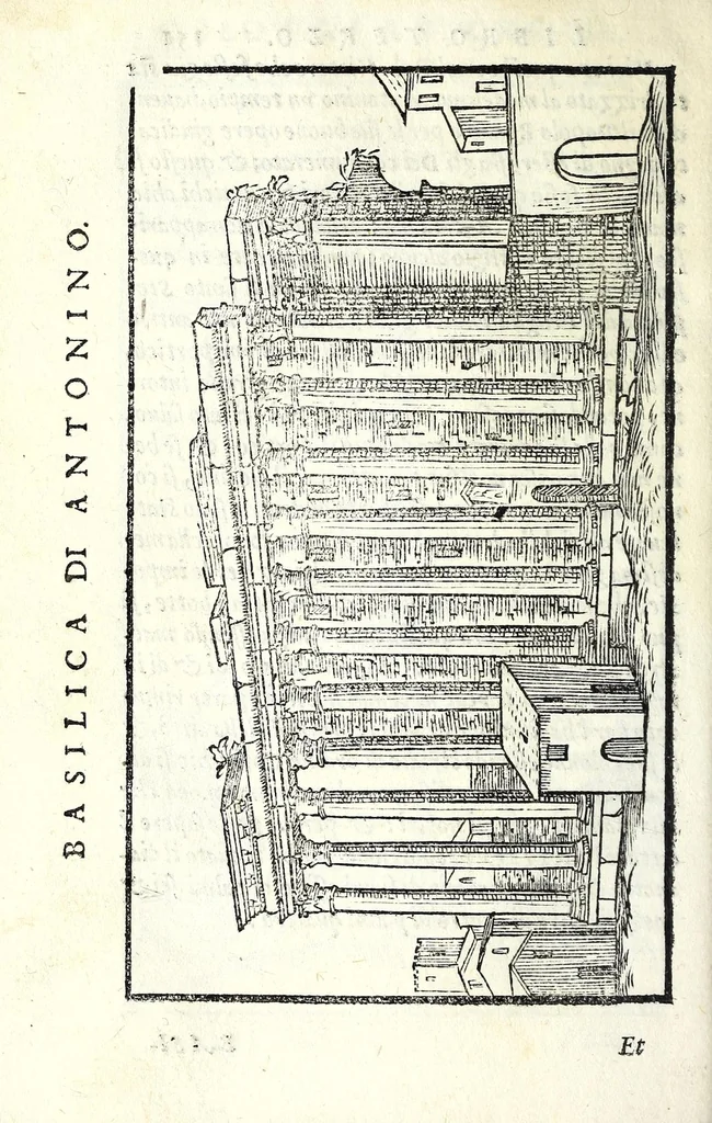 An illustration from Le antichità della citta di Roma : raccolte sotto brevita da diuersi antichi & moderni scrittori, 1588, leaf 304