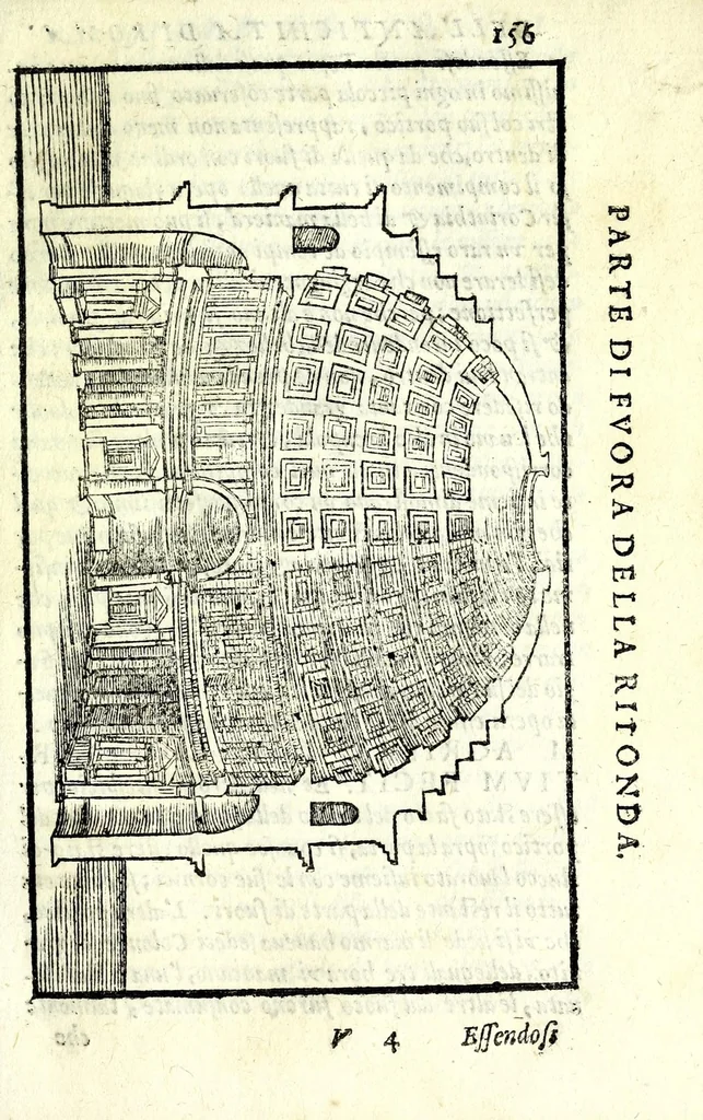 An illustration from Le antichità della citta di Roma : raccolte sotto brevita da diuersi antichi & moderni scrittori, 1588, leaf 313