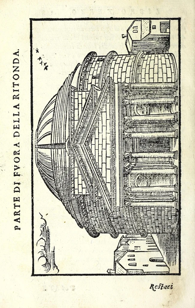An illustration from Le antichità della citta di Roma : raccolte sotto brevita da diuersi antichi & moderni scrittori, 1588, leaf 318