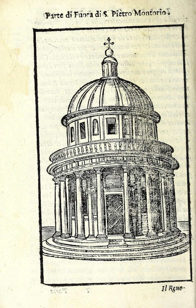 An illustration from Le antichità della citta di Roma : raccolte sotto brevita da diuersi antichi & moderni scrittori, 1588, leaf 340