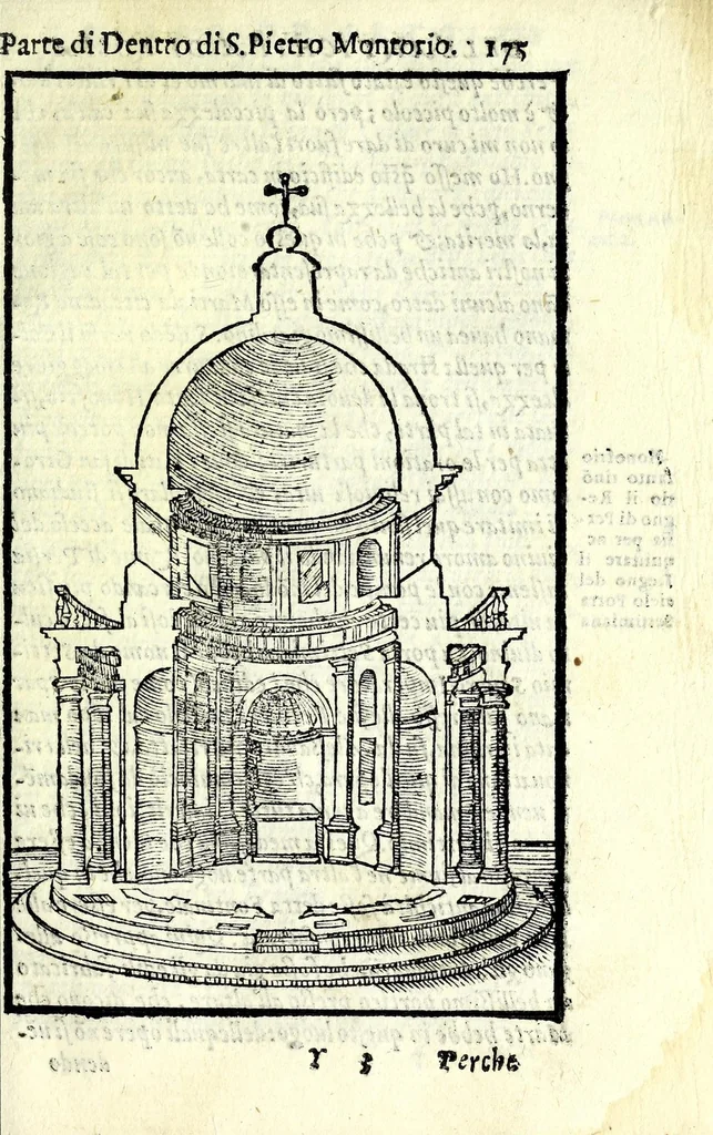An illustration from Le antichità della citta di Roma : raccolte sotto brevita da diuersi antichi & moderni scrittori, 1588, leaf 343