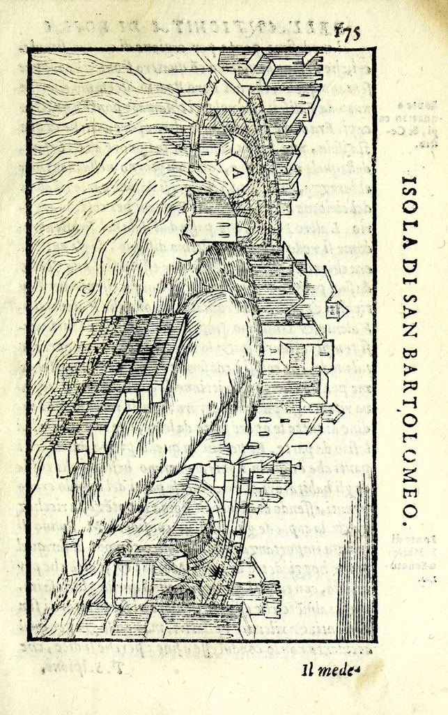 An illustration from Le antichità della citta di Roma : raccolte sotto brevita da diuersi antichi & moderni scrittori, 1588, leaf 351