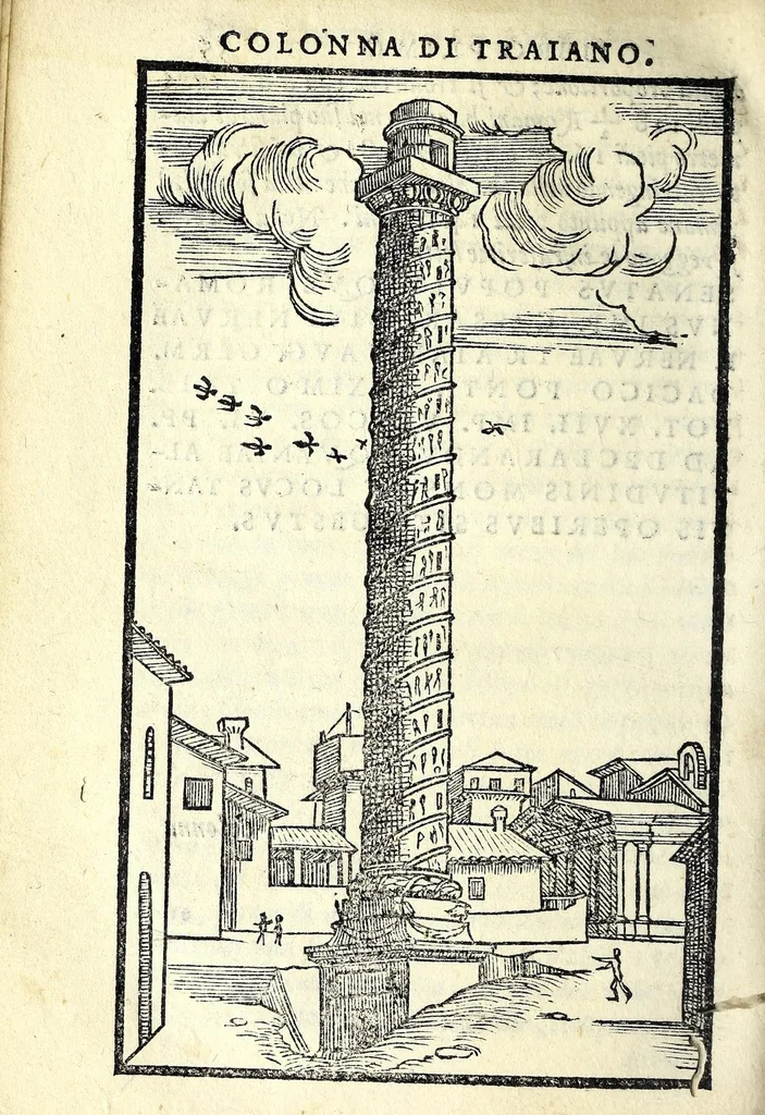 An illustration from Le antichità della città di Roma : raccolte sotto brevità da diuersi antichi & moderni scrittori, 1569, leaf 132