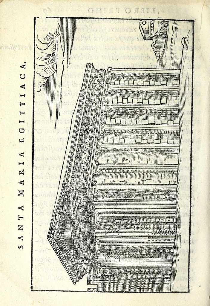 An illustration from Le antichità della città di Roma : raccolte sotto brevità da diuersi antichi & moderni scrittori, 1569, leaf 160