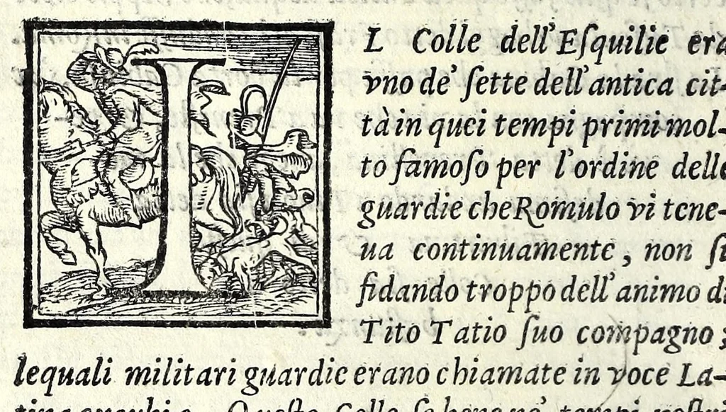 An illustration from Le antichità della città di Roma : raccolte sotto brevità da diuersi antichi & moderni scrittori, 1569, leaf 216