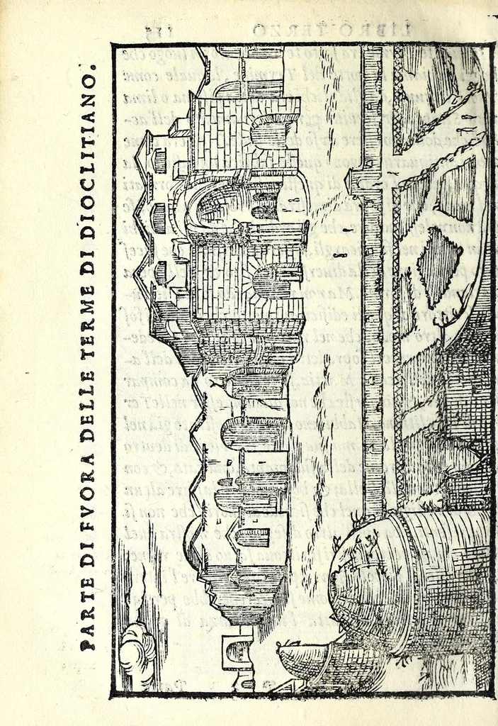 An illustration from Le antichità della città di Roma : raccolte sotto brevità da diuersi antichi & moderni scrittori, 1569, leaf 252