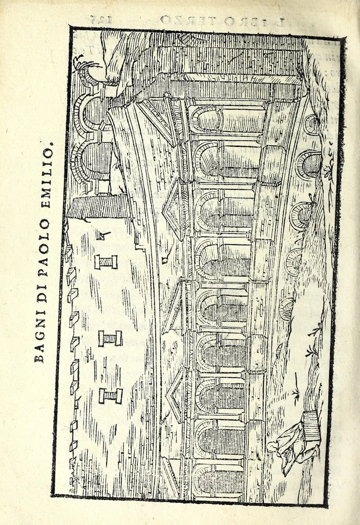 An illustration from Le antichità della città di Roma : raccolte sotto brevità da diuersi antichi & moderni scrittori, 1569, leaf 272