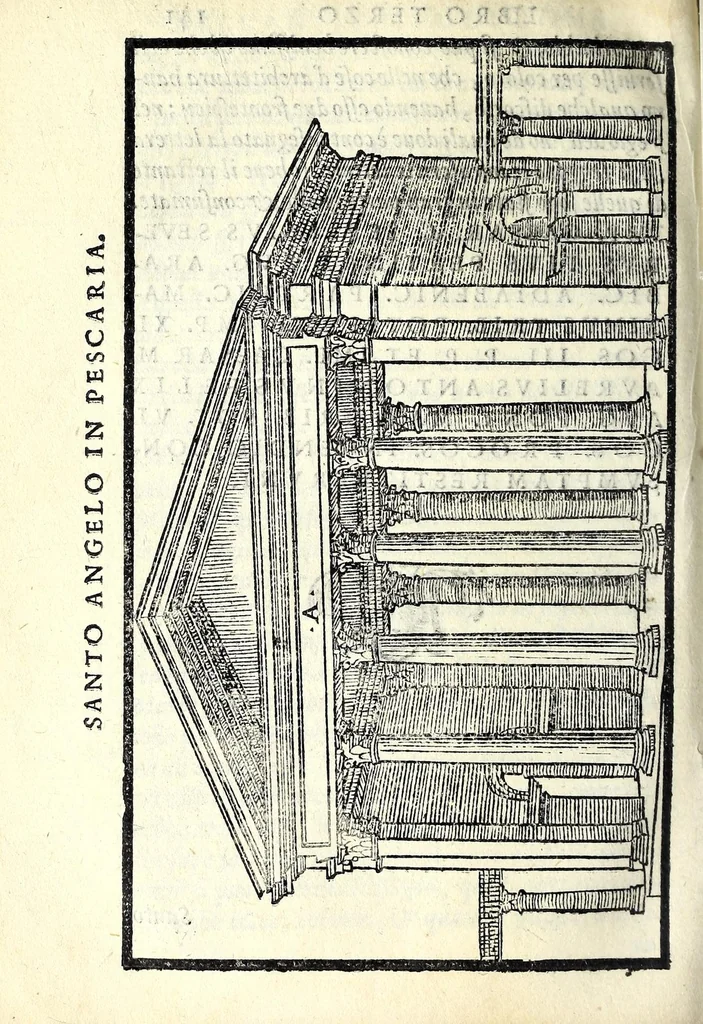 An illustration from Le antichità della città di Roma : raccolte sotto brevità da diuersi antichi & moderni scrittori, 1569, leaf 304