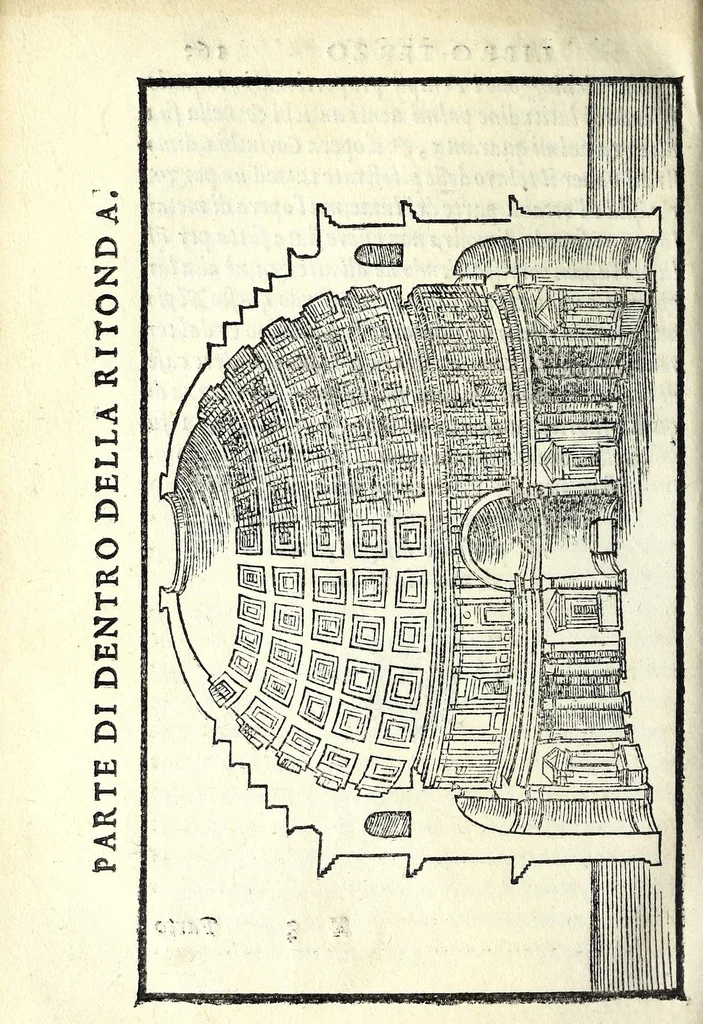 An illustration from Le antichità della città di Roma : raccolte sotto brevità da diuersi antichi & moderni scrittori, 1569, leaf 348