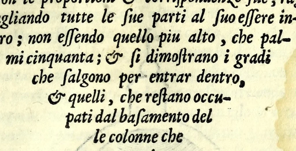 An illustration from Le antichità della città di Roma : raccolte sotto brevità da diuersi antichi & moderni scrittori, 1569, leaf 375
