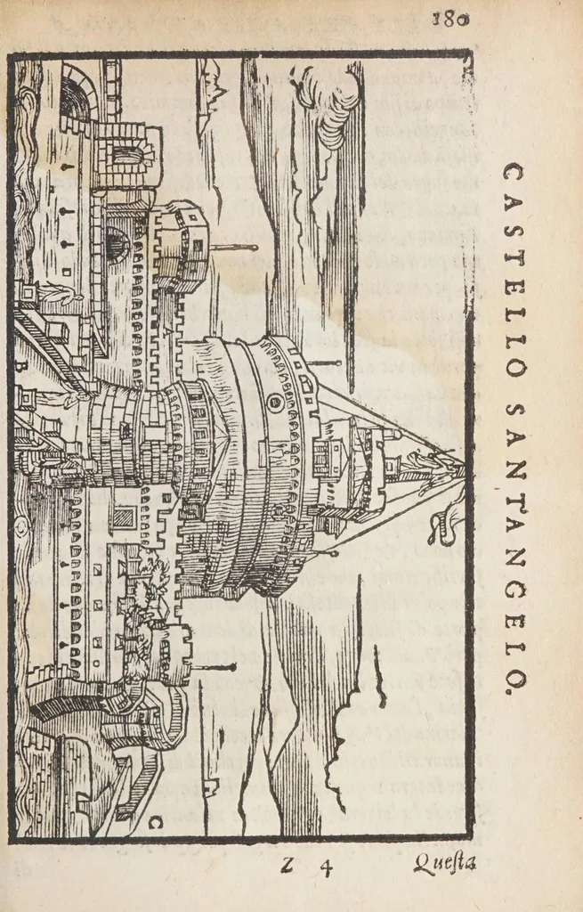 An illustration from Le antichità della citta di Roma, raccolte sotto brevita da diuersi antichi & moderni scrittori,, 1580, leaf 363