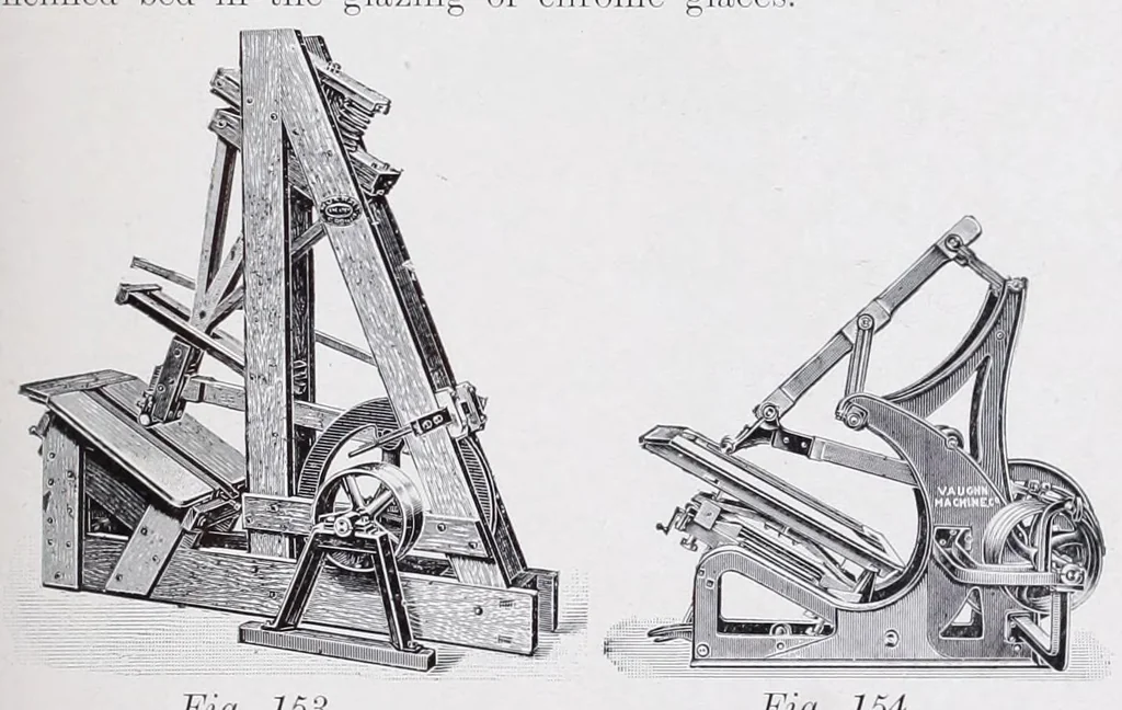 An illustration from Leather dressing, including dyeing, staining and finishing, 1907, leaf 337