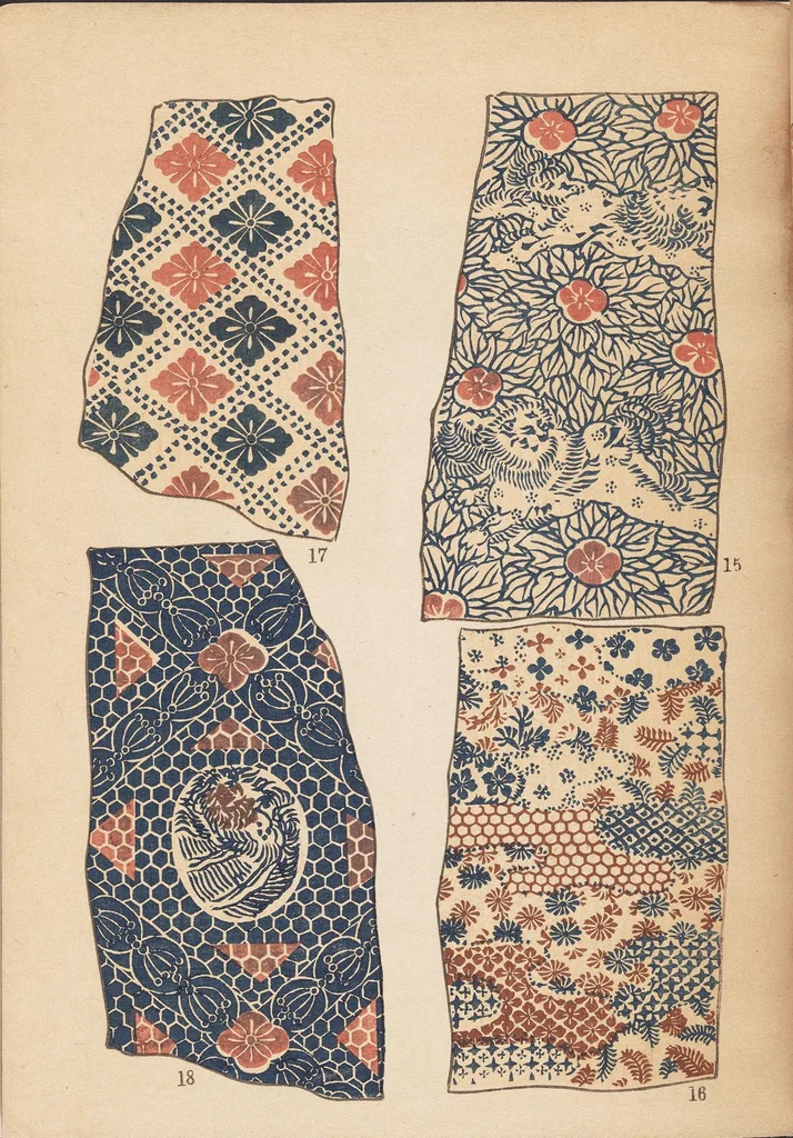 An illustration from Leathers of old Japan, 1800, leaf 13