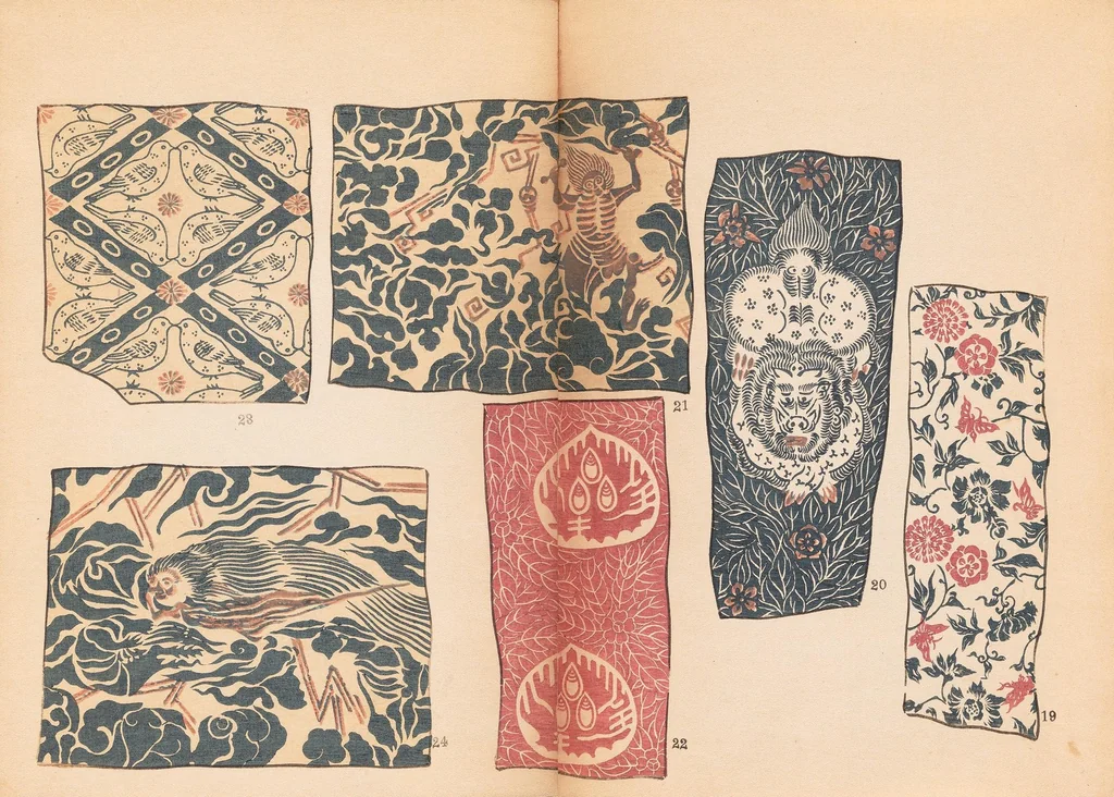 An illustration from Leathers of old Japan, 1800, leaf 15
