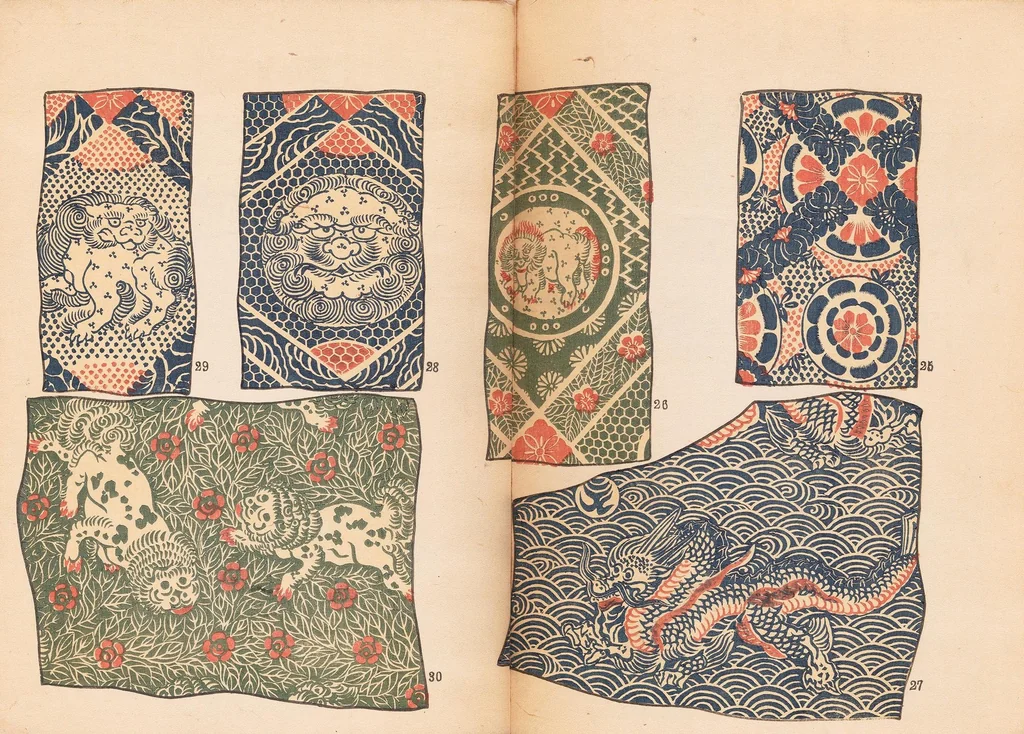 An illustration from Leathers of old Japan, 1800, leaf 17