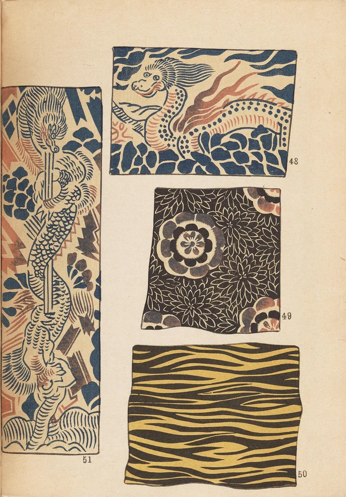 An illustration from Leathers of old Japan, 1800, leaf 24