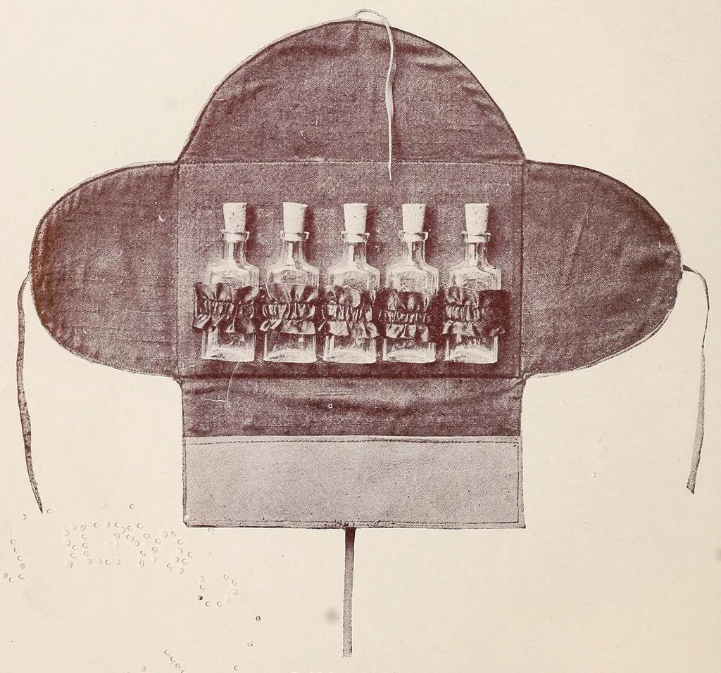An illustration from Leather work, 1908, leaf 18