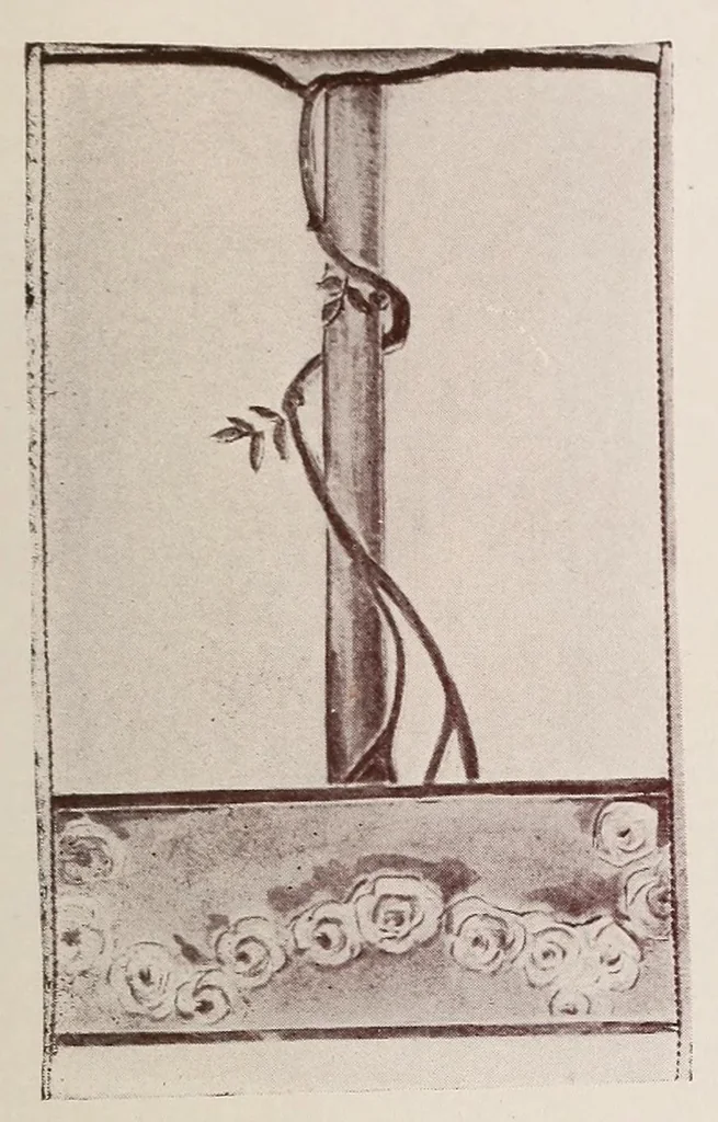 An illustration from Leather work, 1908, leaf 21