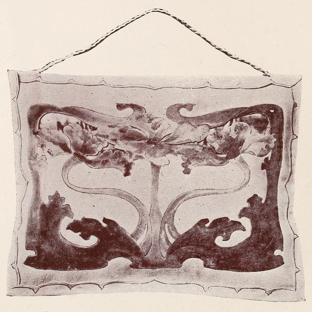 An illustration from Leather work, 1908, leaf 24