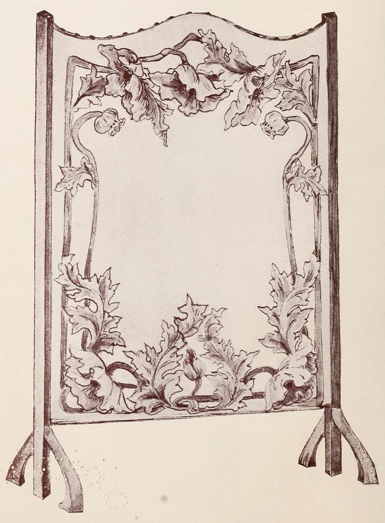 An illustration from Leather work, 1908, leaf 28