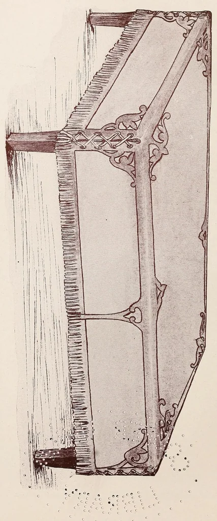 An illustration from Leather work, 1908, leaf 38