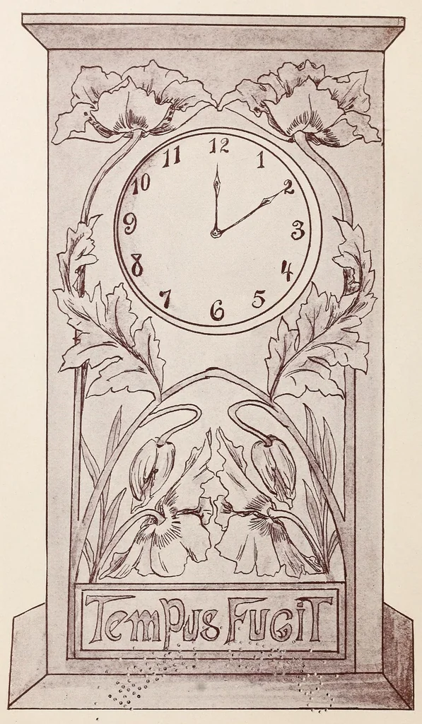 An illustration from Leather work, 1908, leaf 40