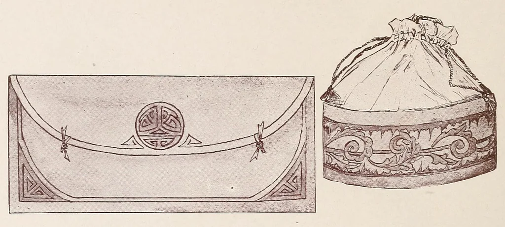 An illustration from Leather work, 1908, leaf 42