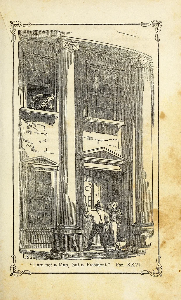 An illustration from Leaven for doughfaces; or, Threescore and ten parables touching slavery, 1856, leaf 107