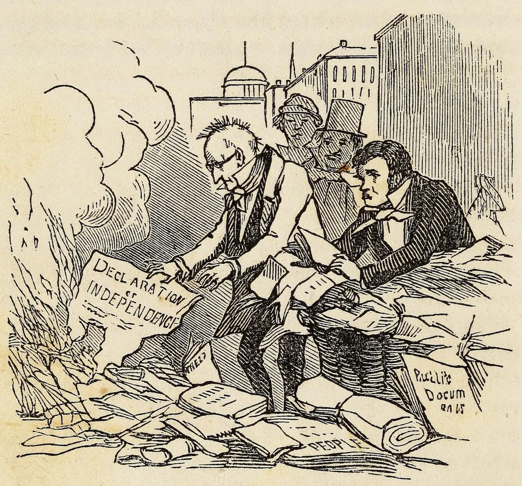 An illustration from Leaven for doughfaces; or, Threescore and ten parables touching slavery, 1856, leaf 162