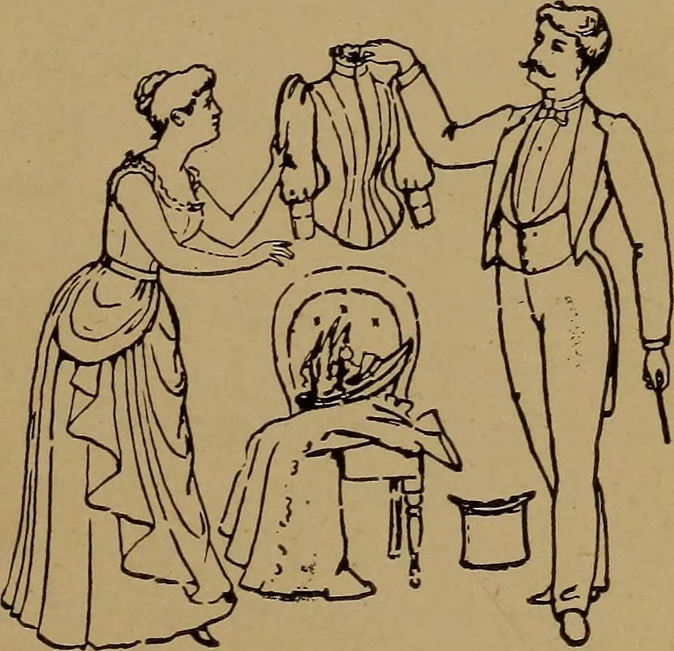 An illustration from Leaves from conjurers' scrap books, or, Modern magicians and their works, 1891, leaf 160