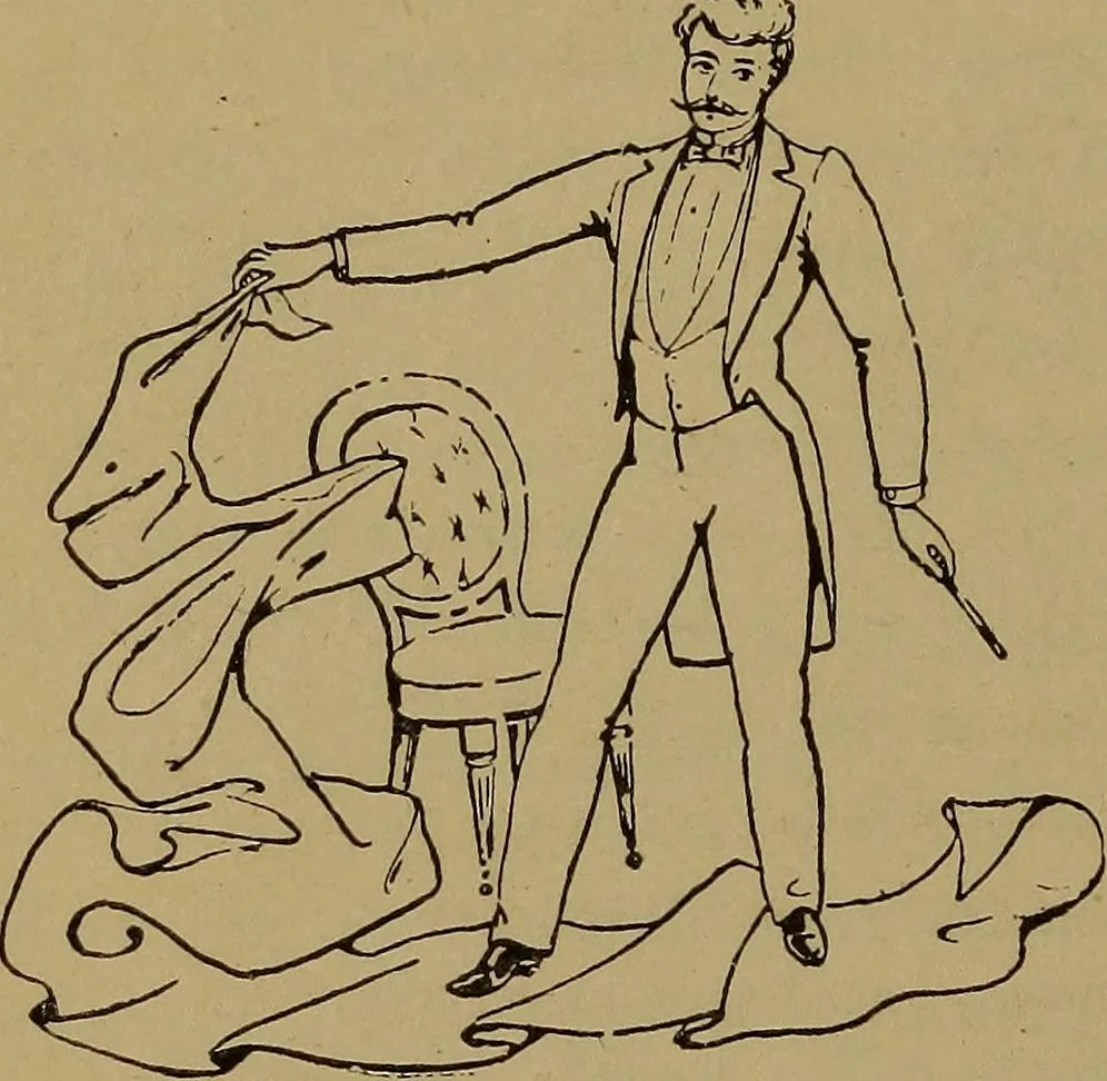 An illustration from Leaves from conjurers' scrap books, or, Modern magicians and their works, 1891, leaf 161