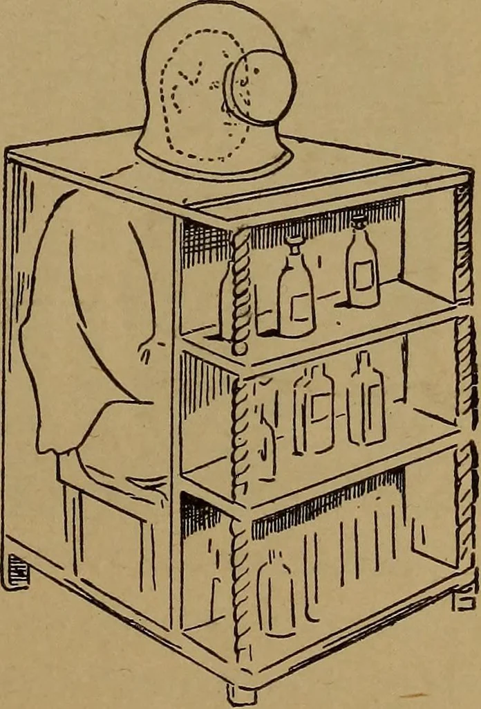 An illustration from Leaves from conjurers' scrap books, or, Modern magicians and their works, 1891, leaf 164