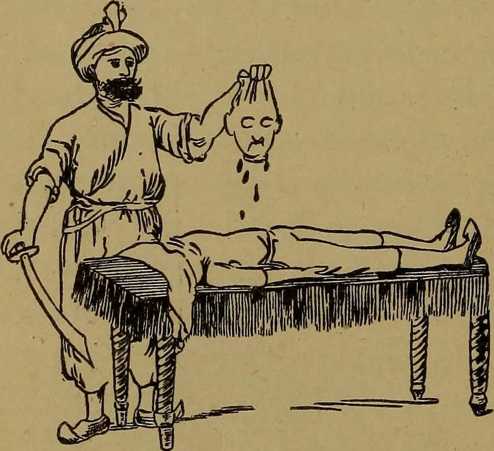 An illustration from Leaves from conjurers' scrap books, or, Modern magicians and their works, 1891, leaf 167