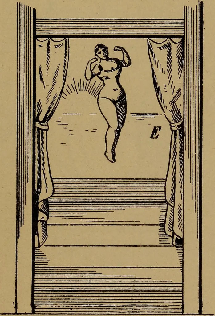 An illustration from Leaves from conjurers' scrap books, or, Modern magicians and their works, 1891, leaf 176