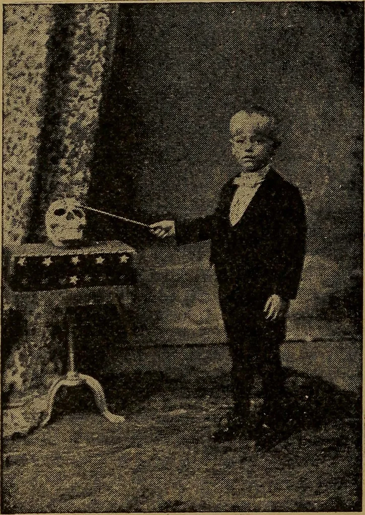An illustration from Leaves from conjurers' scrap books, or, Modern magicians and their works, 1891, leaf 39