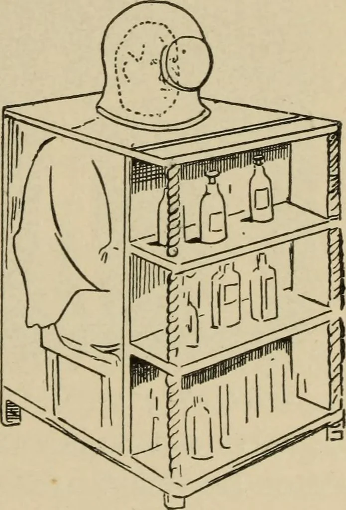 An illustration from Leaves from conjurers' scrap books : or, Modern magicians and their works, 1891, leaf 166