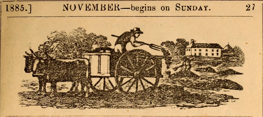 An illustration from Leavitt's farmer's almanack, improved, and miscellaneous year book, for the year of our Lord 1885, 1884, leaf 26