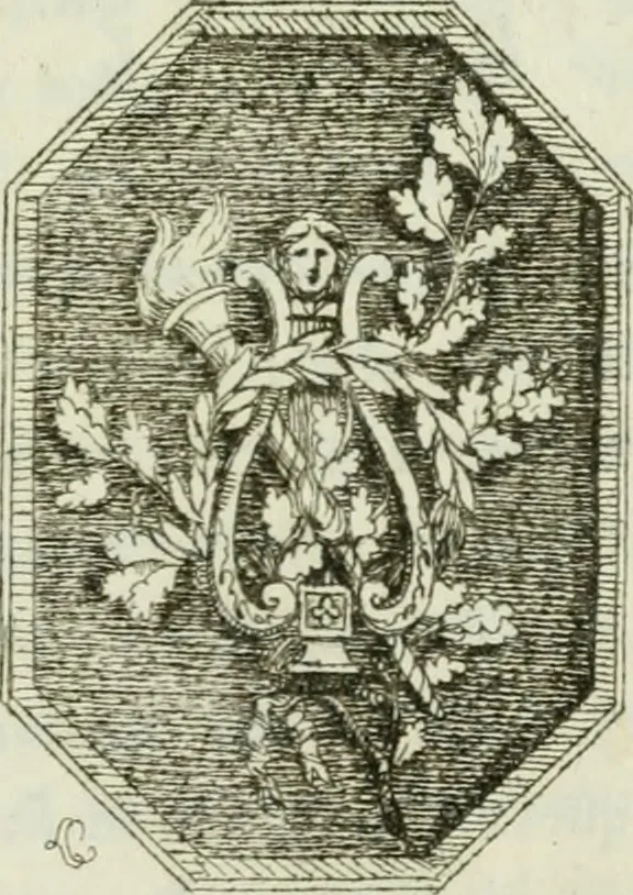 An illustration from Le belle arti, 1790, leaf 28