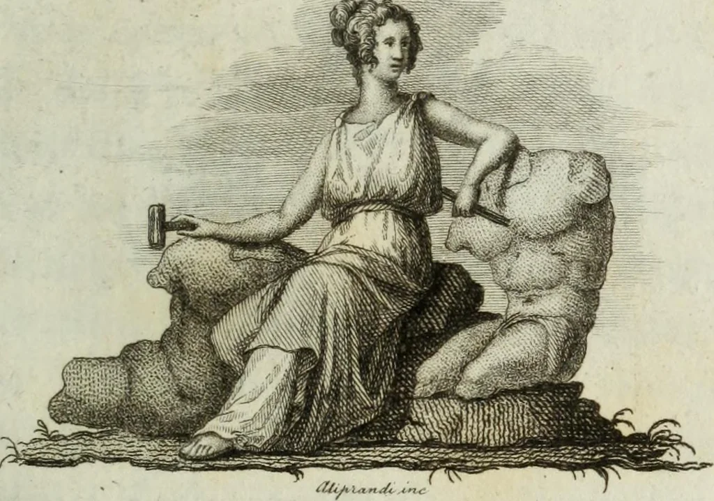 An illustration from Le belle arti in Venezia, cioè la pittura, la scultura, l'architettura, 1825, leaf 144