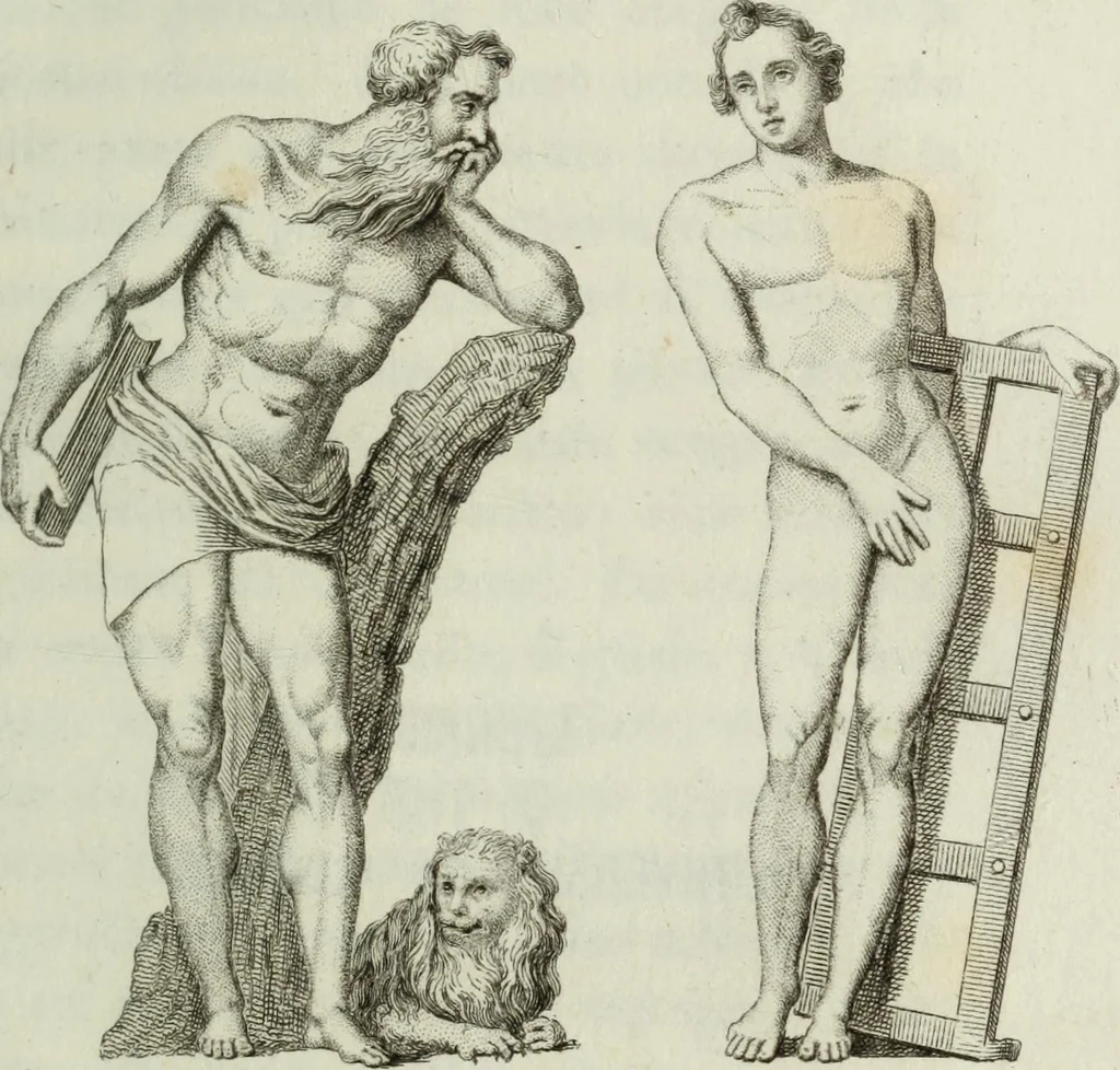 An illustration from Le belle arti in Venezia, cioè la pittura, la scultura, l'architettura, 1825, leaf 208