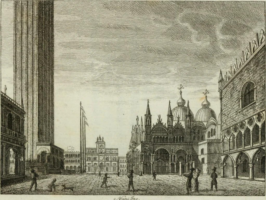 An illustration from Le belle arti in Venezia, cioè la pittura, la scultura, l'architettura, 1825, leaf 263